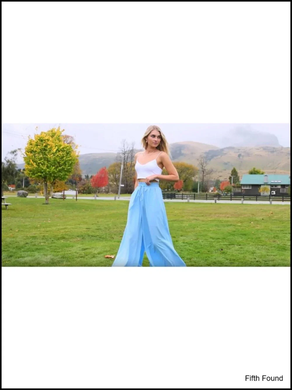 Wide Leg High Waisted Flowy Palazzo Pants with Pockets